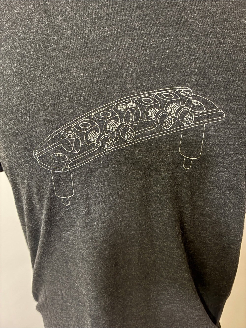 Rare! Jazz Master Guitar Bridge Tee - Sonic Youth